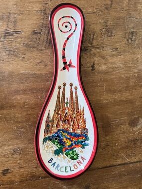 Barcelona Mosaic Spoon Rest - Multicolor Decorative Home Accent